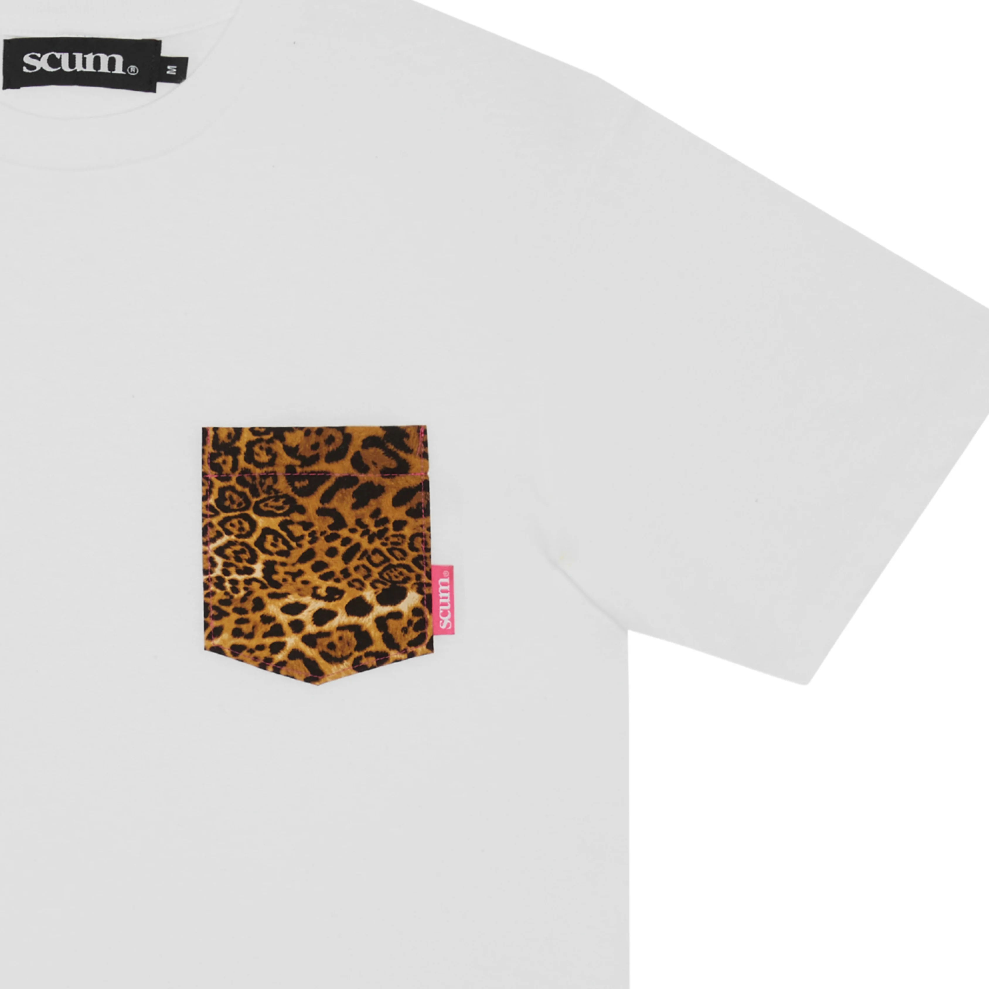 SCUM LEOPARD PRINT POCKET T-SHIRT - Image 3