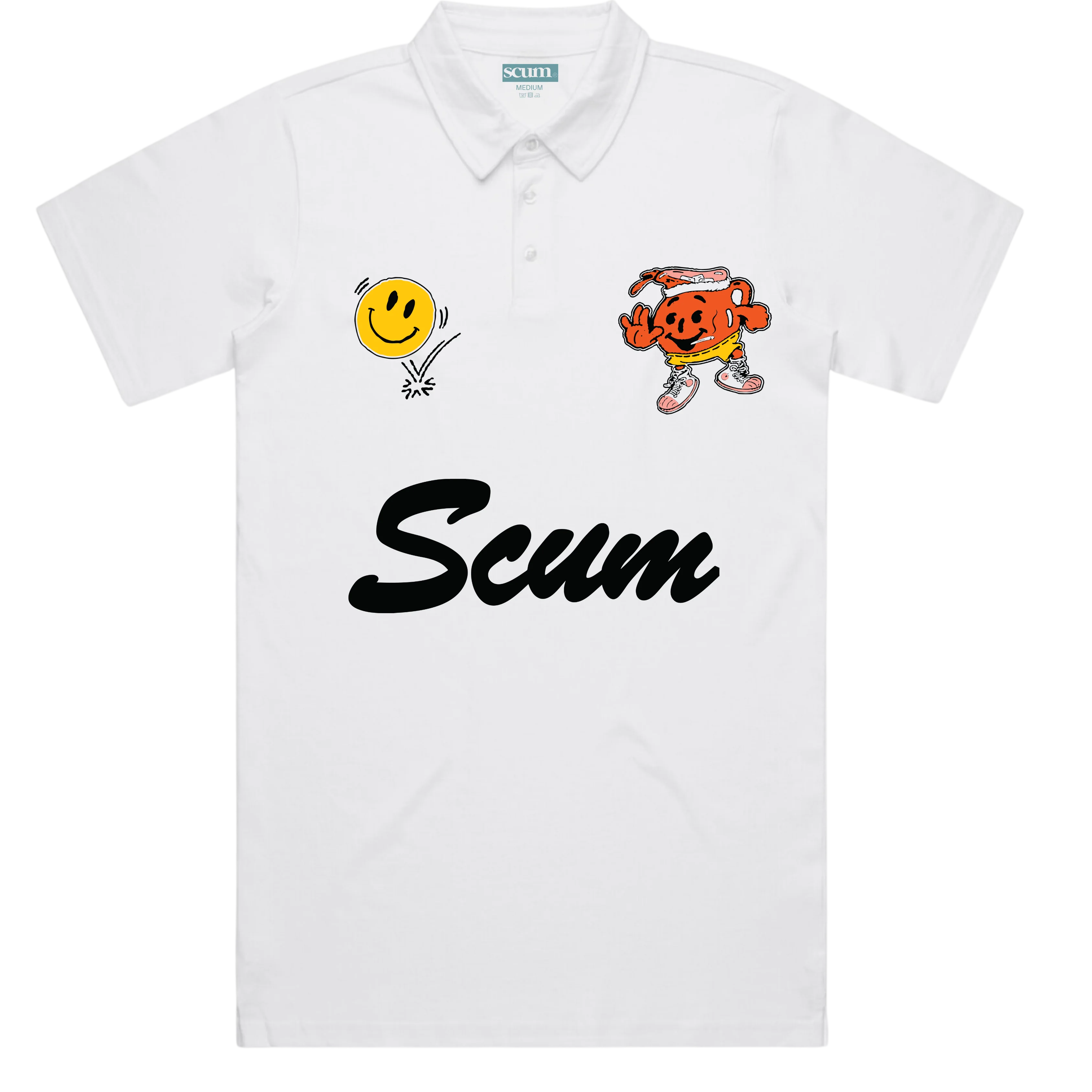 SCUM SHORT SLEEVE ACID RUGBY SHIRT