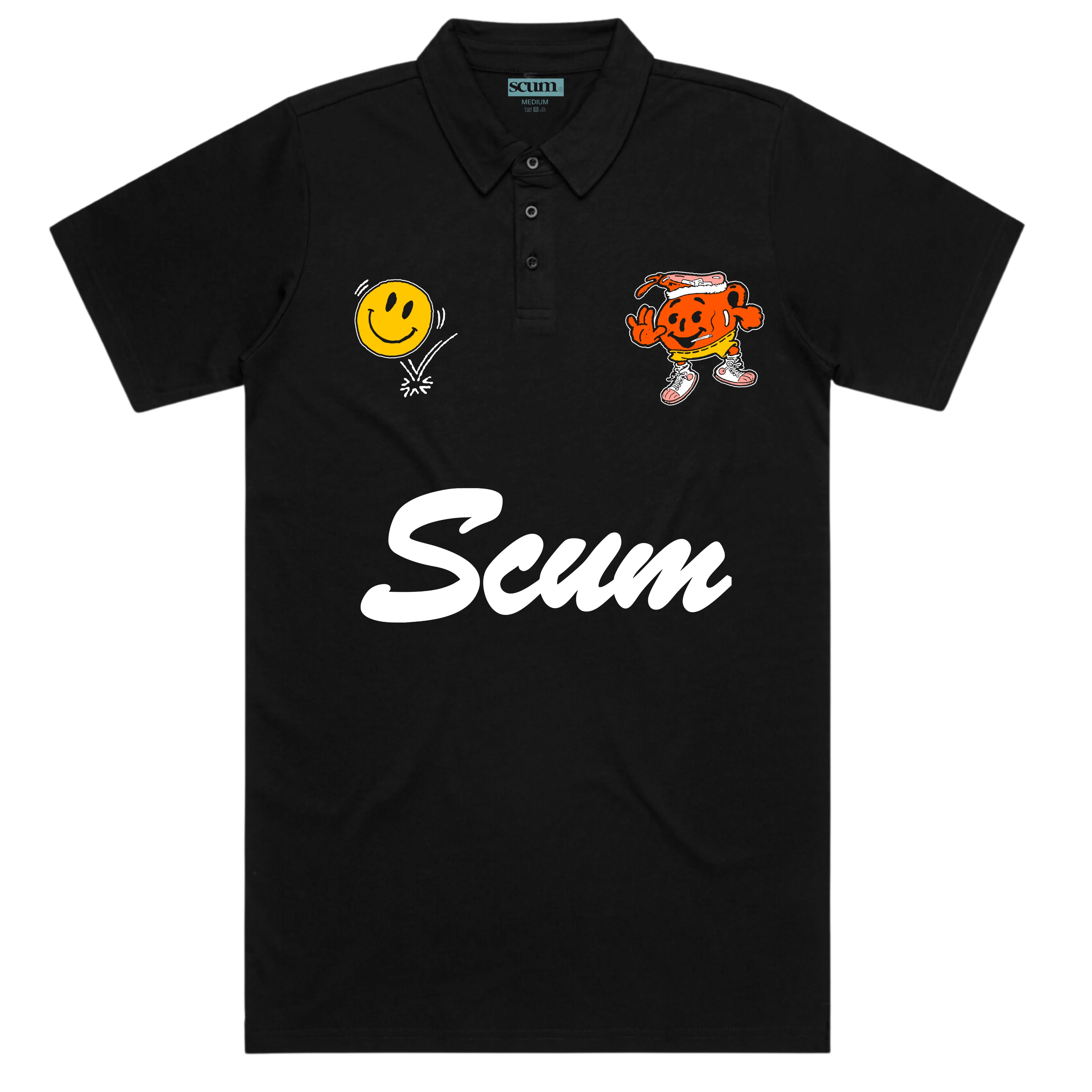 SCUM SHORT SLEEVE ACID RUGBY SHIRT - Image 2