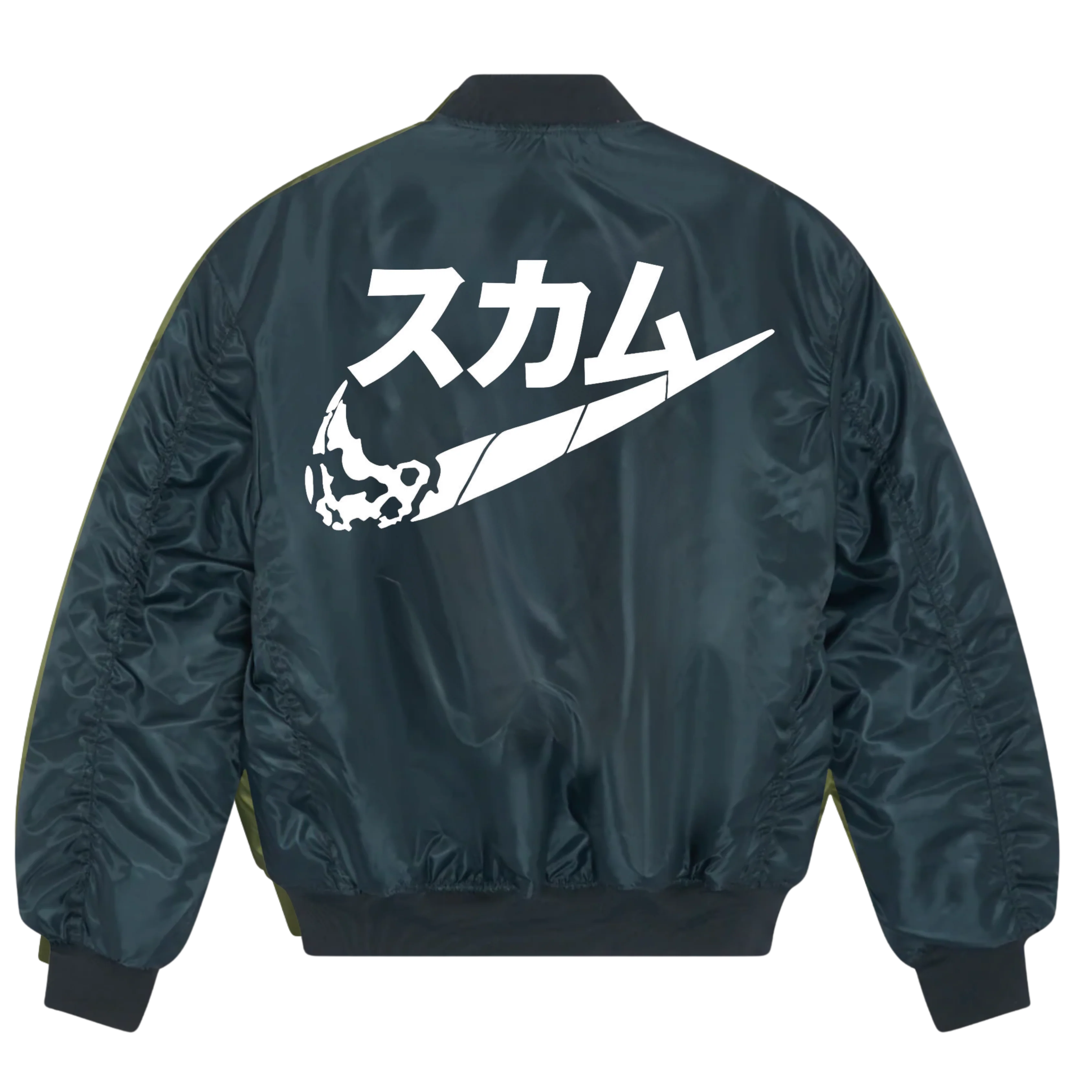 SCUM LOST IN TRANS  FLIGHT JACKET - BLUE - Image 2