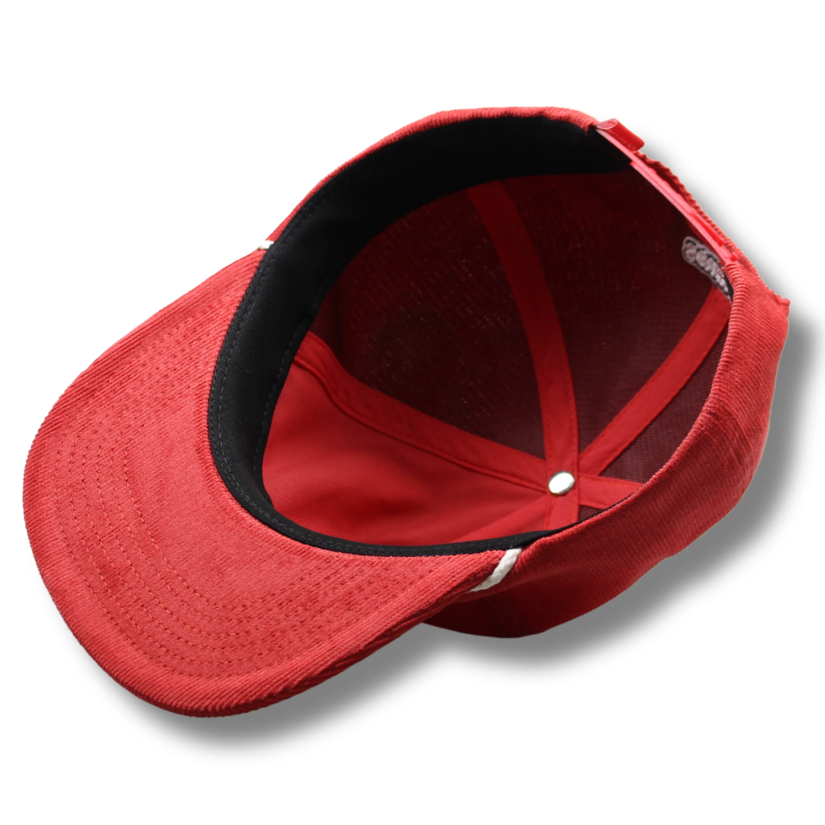 SCUM STAR EMBROIDERED CAP - RED - Image 4