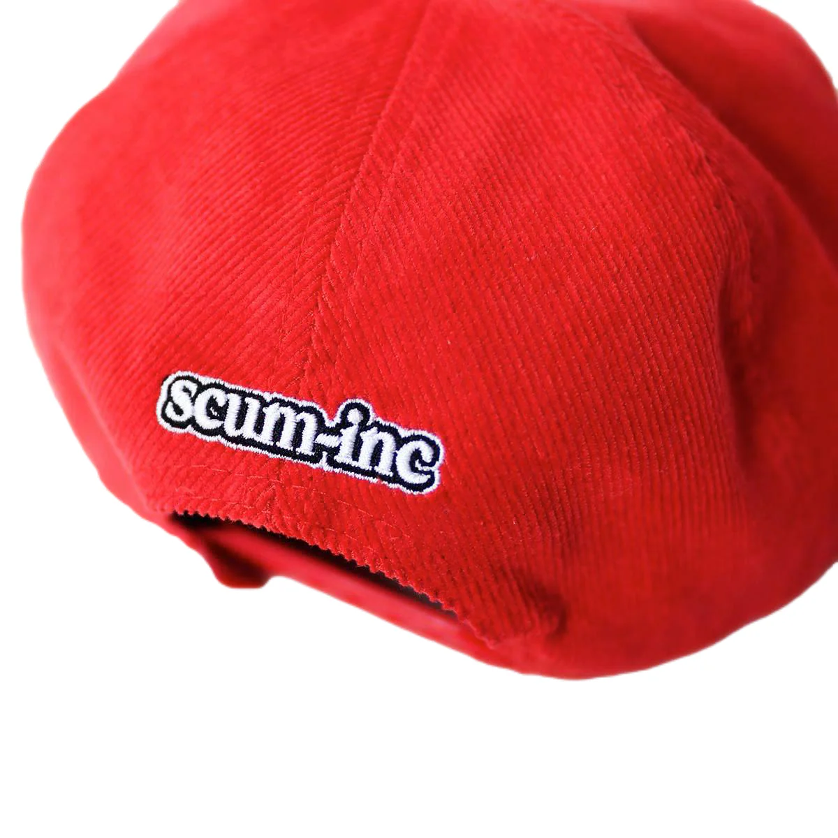 SCUM STAR EMBROIDERED CAP - RED - Image 6