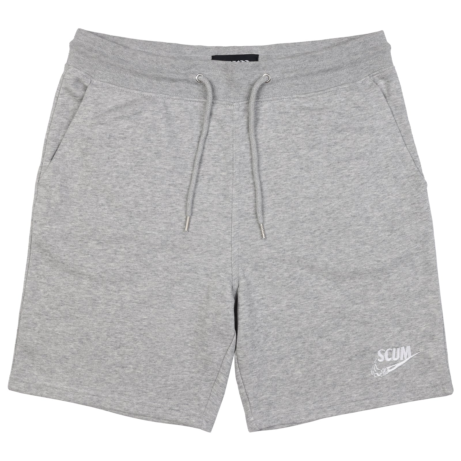 SCUM EMBROIDERED TICK SHORT- GREY