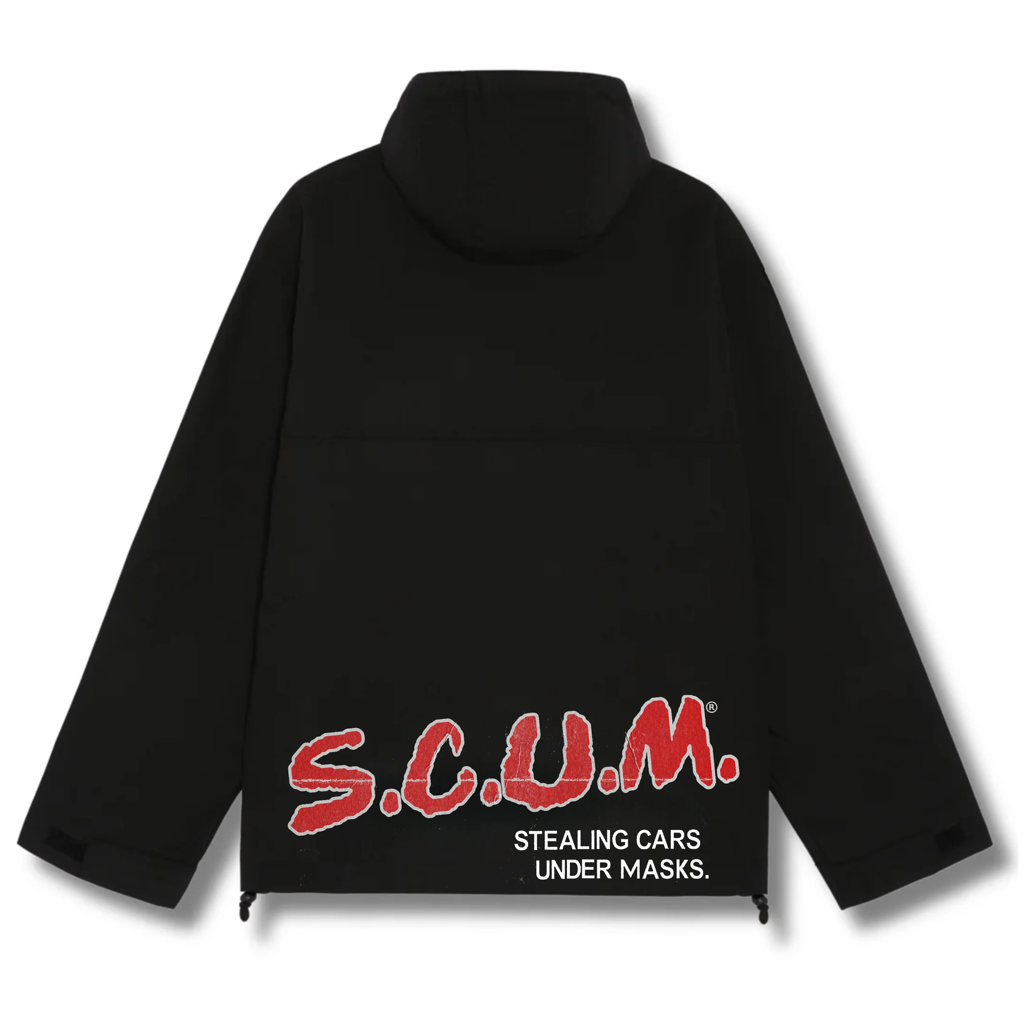 STEALING CARS UNDER MASKS ACQUIESCE OVERHEAD JACKET - BLACK - Image 2