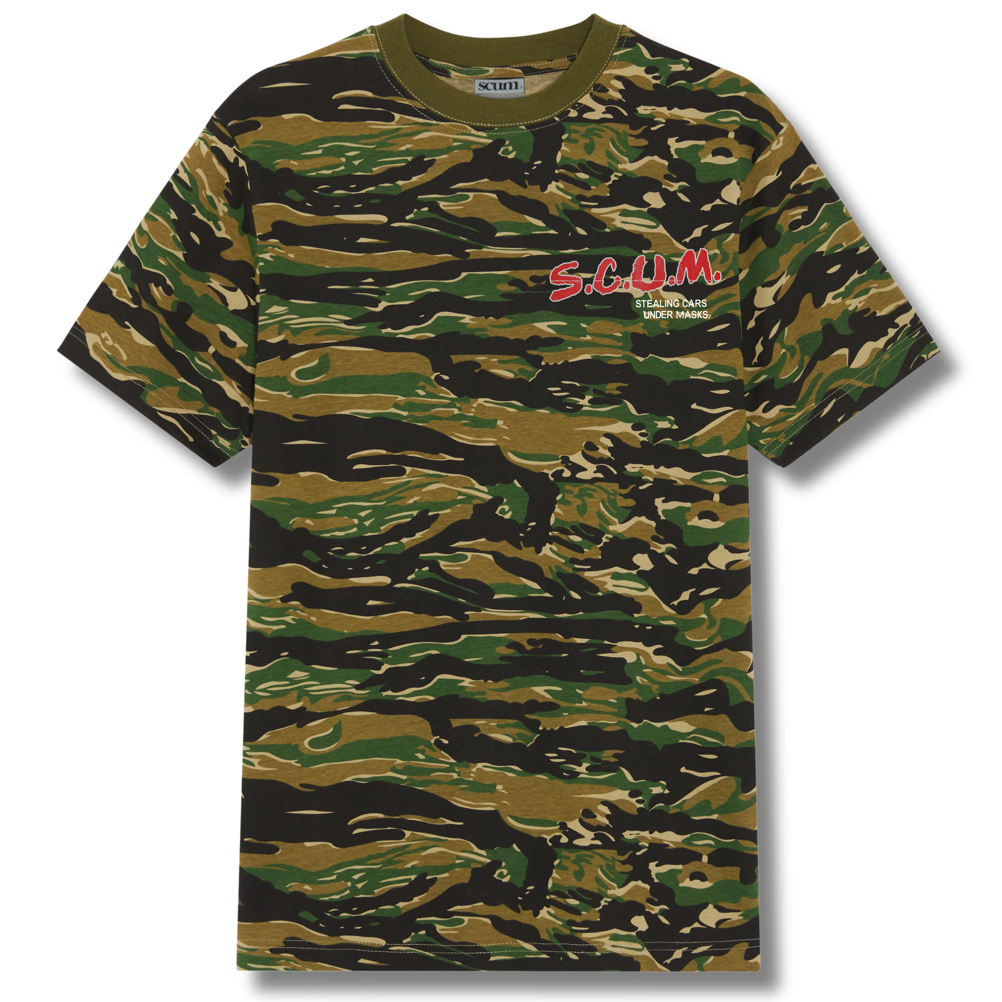STEALING CARS UNDER MASKS T-SHIRT - CAMO - Image 2