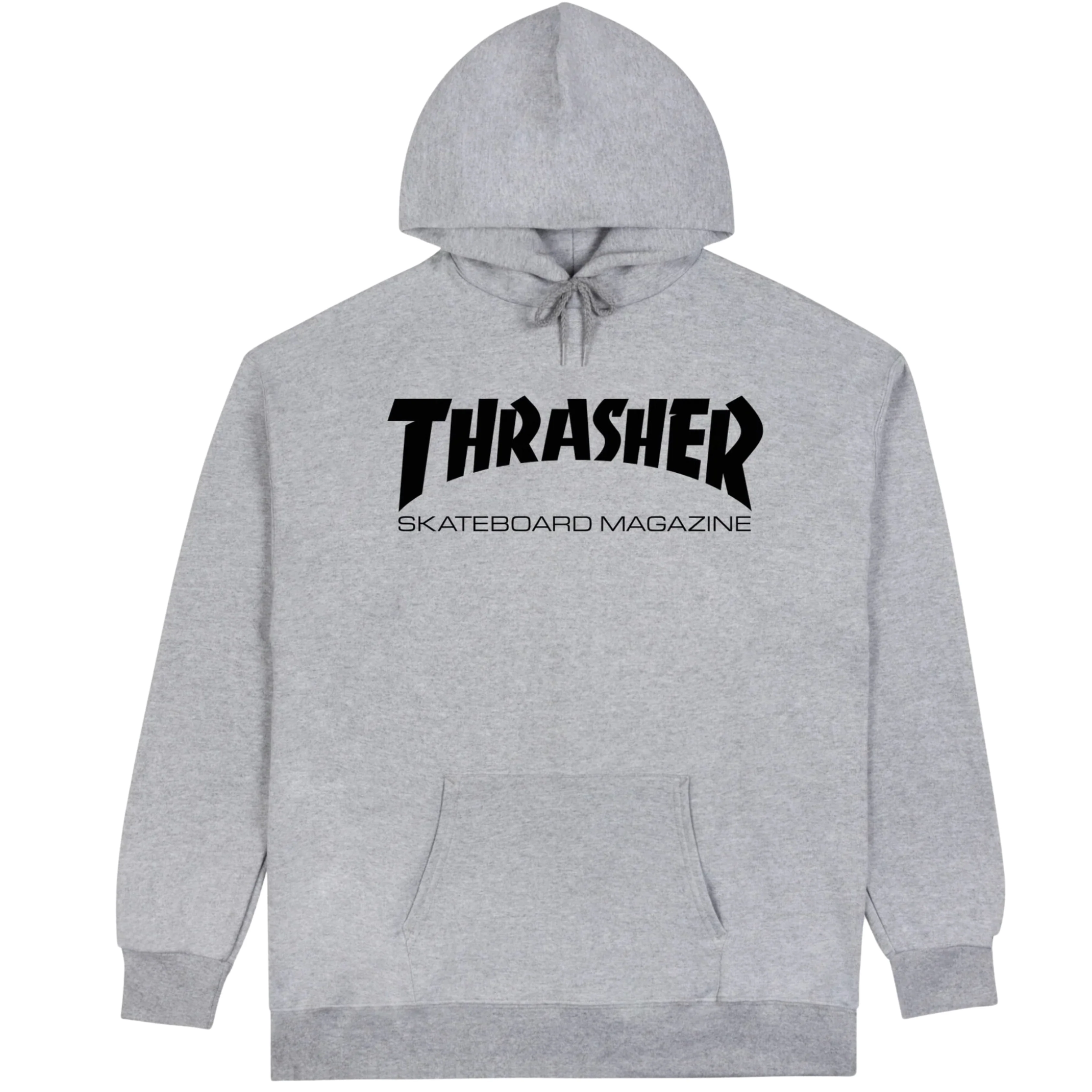 THRASHER SKATE MAG PULLOVER HOODIE - HEATHER GREY
