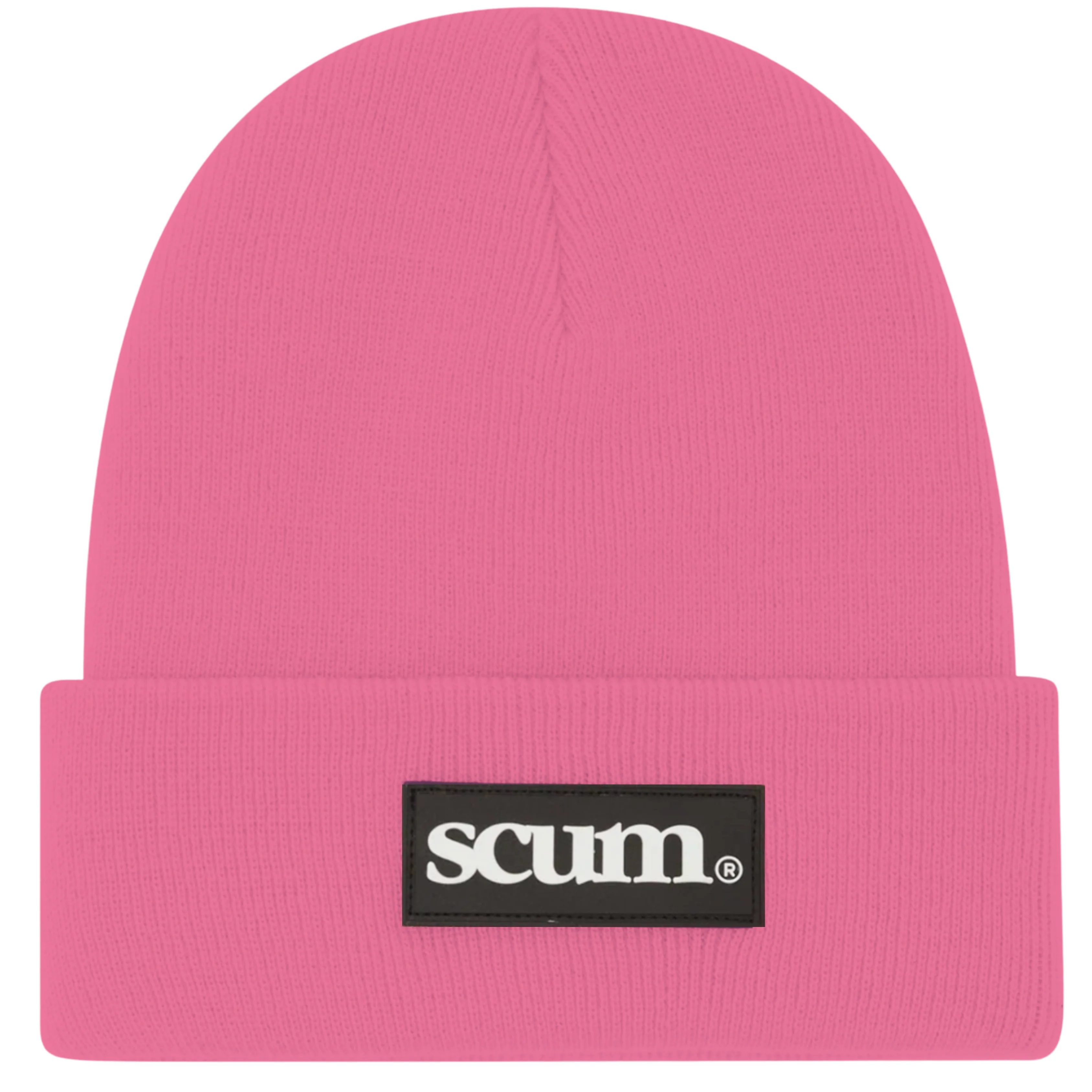 TRUE PINK RUBBER PATCH BEANIE