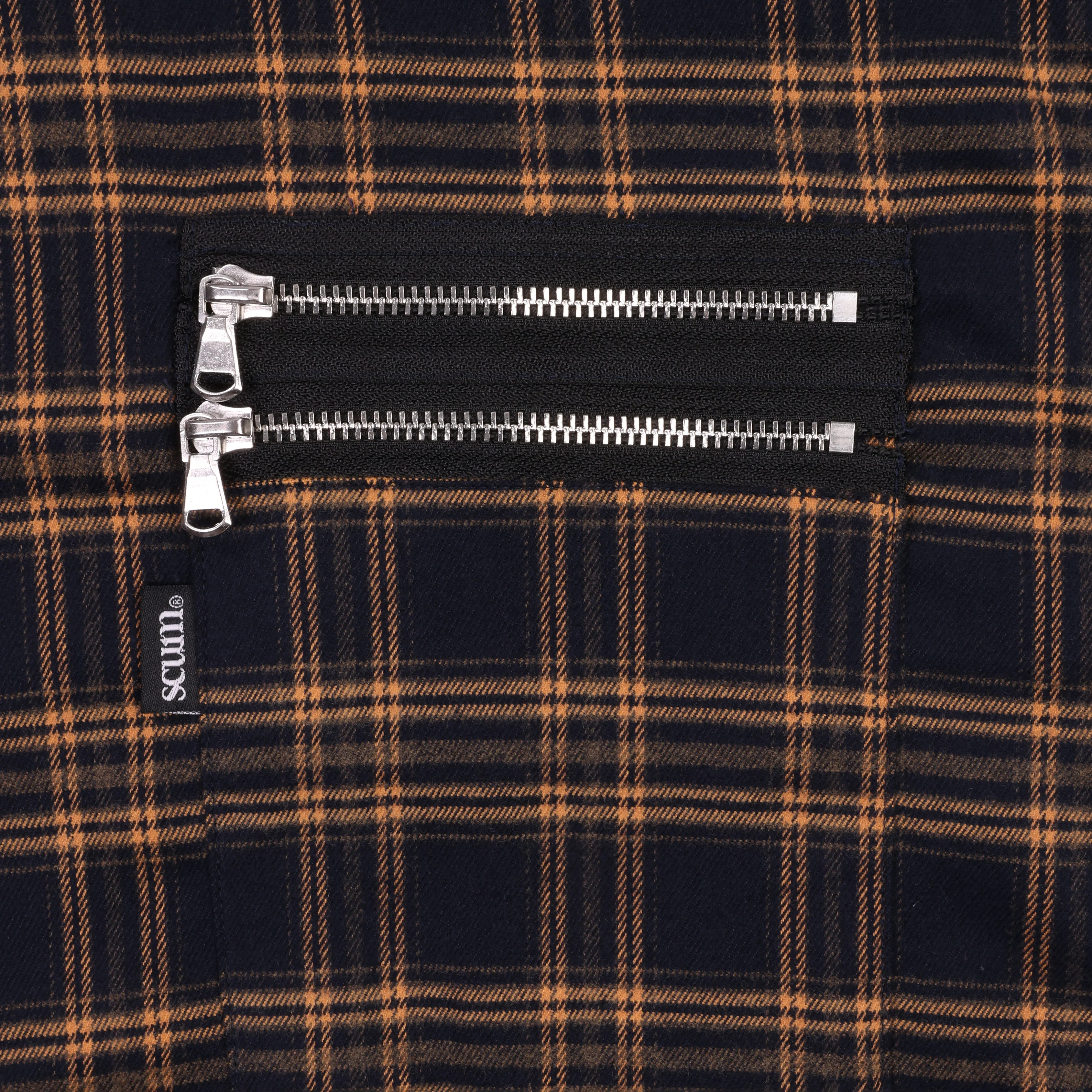 YELLOW AND BLUE LUMBERCRACK SHORT SLEEVE SHIRT - Image 3